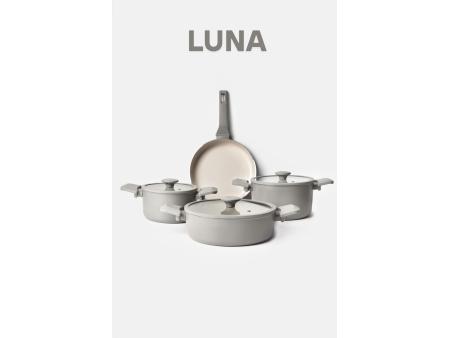 Luna 7 Parça Crystal Tencere ve Tava Seti